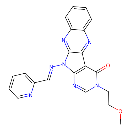 C21H17N7O2 structure