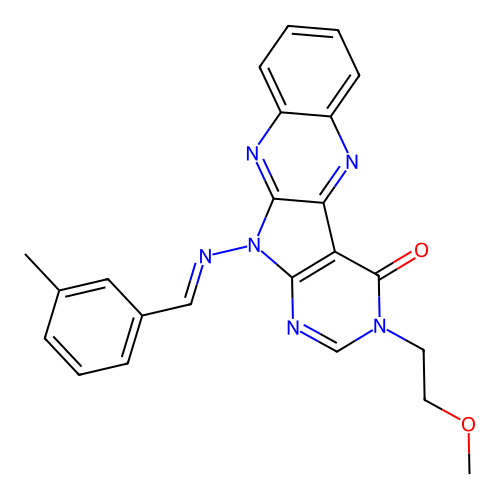 C23H20N6O2 structure