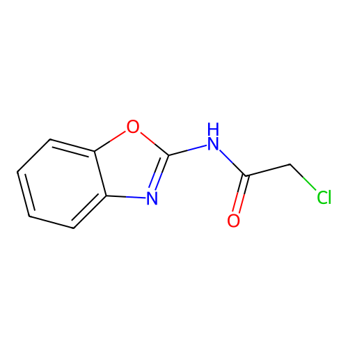 N-(1,3-苯并噁唑-2-基)-2-氯乙酰胺 structure