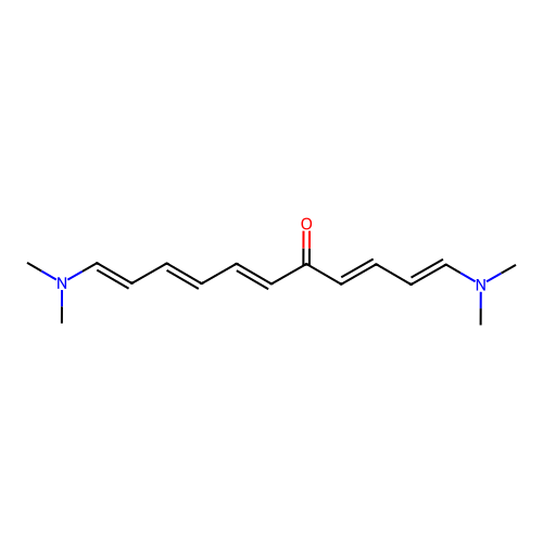 1,11-Bis(dimethylamino)undeca-1,3,6,8,10-pentaen-5-one structure