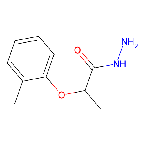2-(2-Methylphenoxy)propanohydrazide structure