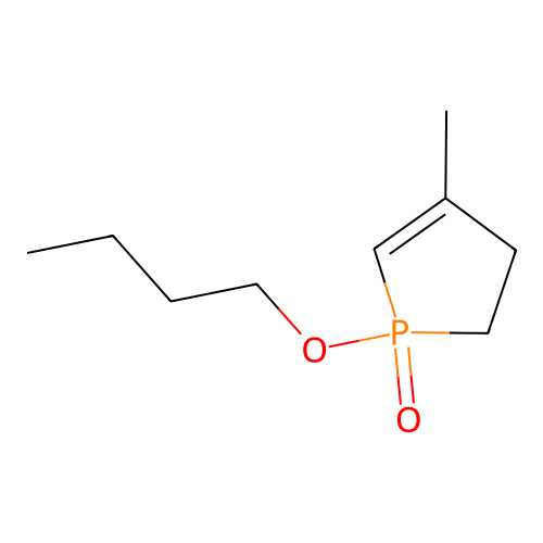 1-Butoxy-4-methyl-2,3-dihydro-1lambda5-phosphole 1-oxide structure