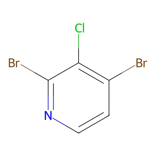 2,4-Dibromo-3-chloropyridine structure