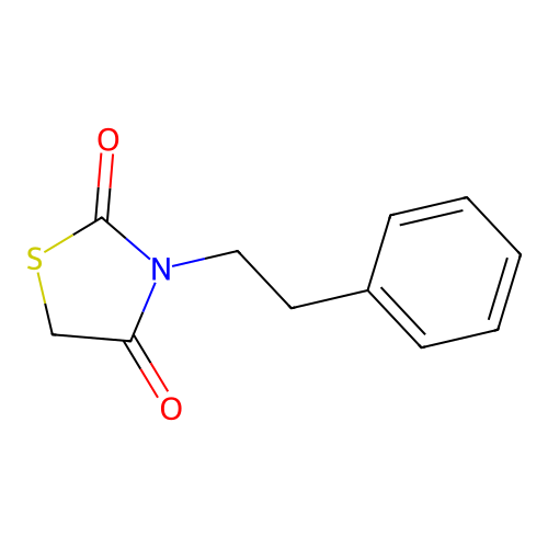 3-(2-Phenylethyl)-1,3-thiazolidine-2,4-dione structure