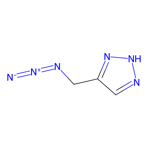 5-(azidomethyl)-1H-1,2,3-triazole structure