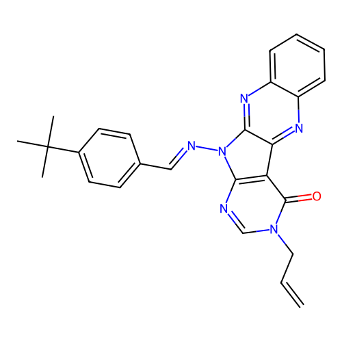 C26H24N6O structure