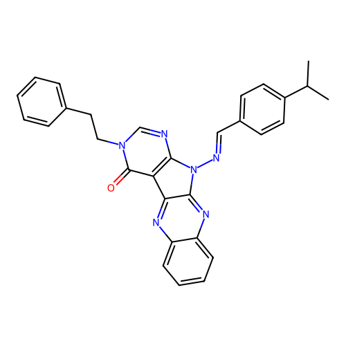C30H26N6O structure