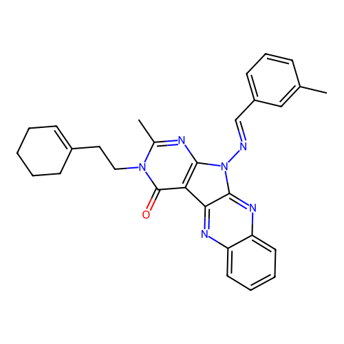 C29H28N6O structure