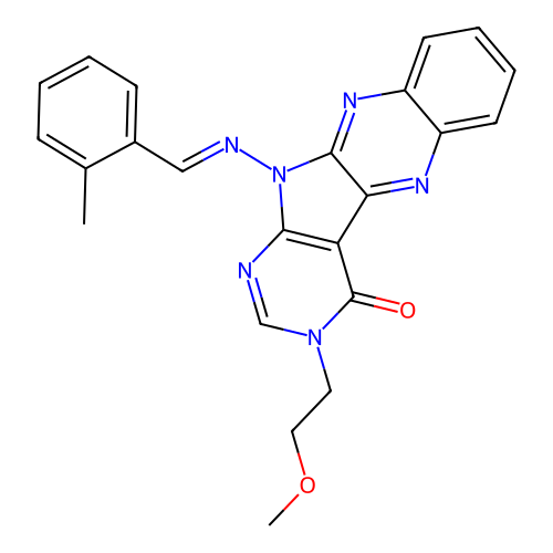 C23H20N6O2 structure