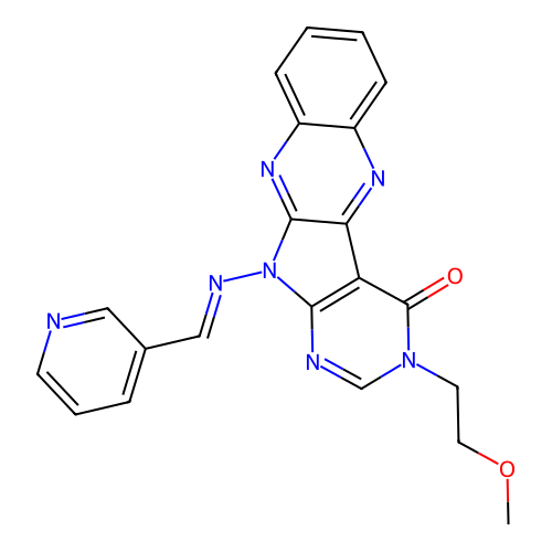 C21H17N7O2 structure
