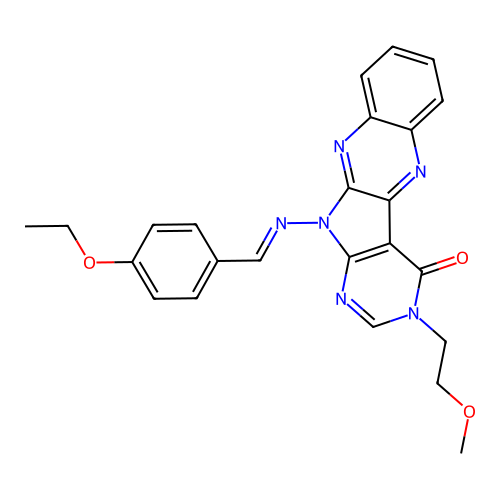 C24H22N6O3 structure