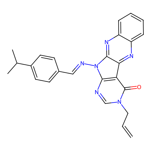C25H22N6O structure