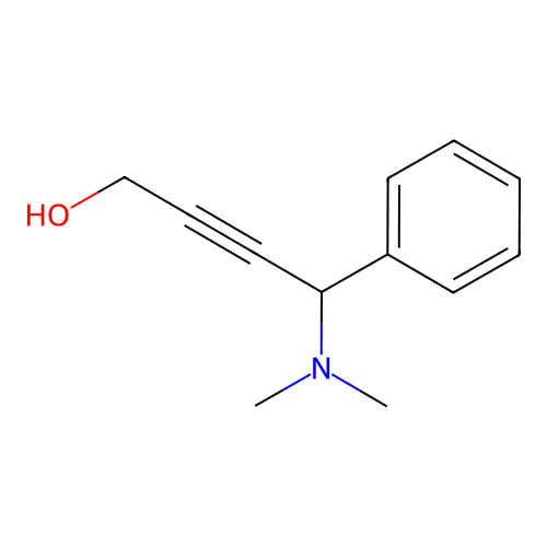 4-(Dimethylamino)-4-phenylbut-2-yn-1-ol structure