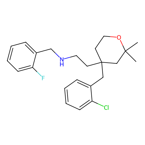 C23H29ClFNO structure