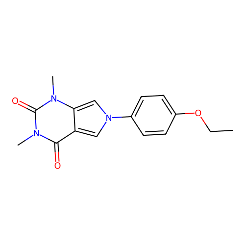 6-(4-ethoxyphenyl)-1,3-dimethyl-1H-pyrrolo[3,4-d]pyrimidine-2,4(3H,6H)-dione structure