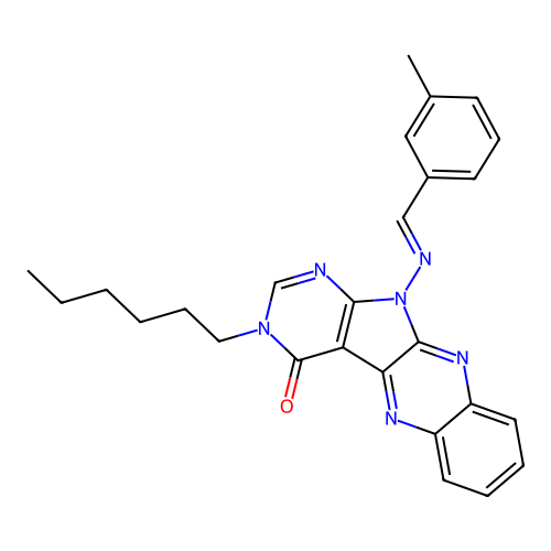 C26H26N6O structure