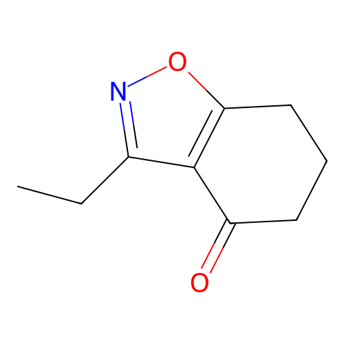 3-Ethyl-4,5,6,7-tetrahydro-1,2-benzoxazol-4-one structure