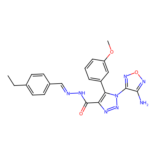 C21H20N8O3 structure