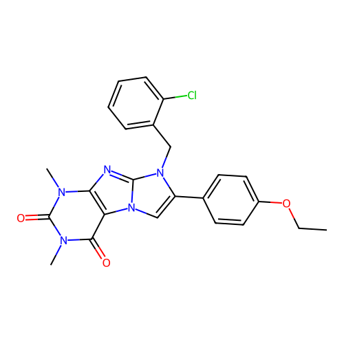 C24H22ClN5O3 structure