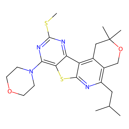 C23H30N4O2S2 structure