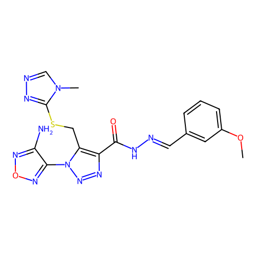 C17H17N11O3S structure