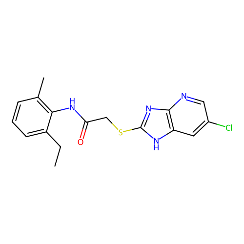 C17H17ClN4OS structure