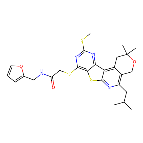 C26H30N4O3S3 structure