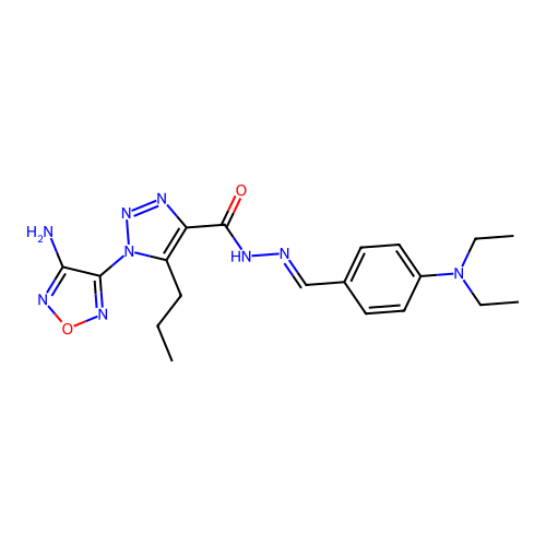 C19H25N9O2 structure