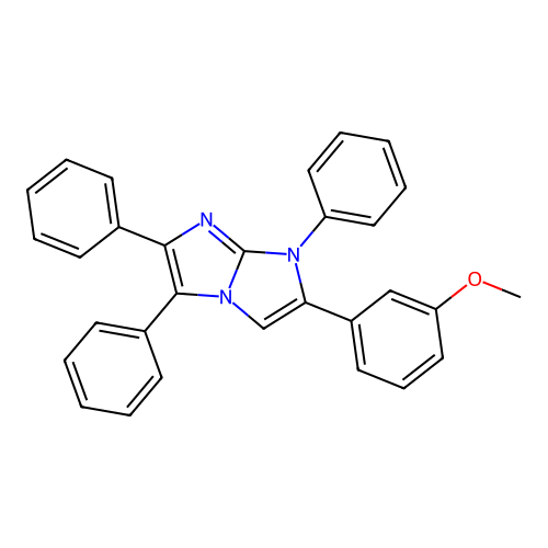2-(3-methoxyphenyl)-1,5,6-triphenyl-1H-imidazo[1,2-a]imidazole structure