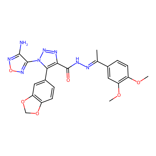 C22H20N8O6 structure