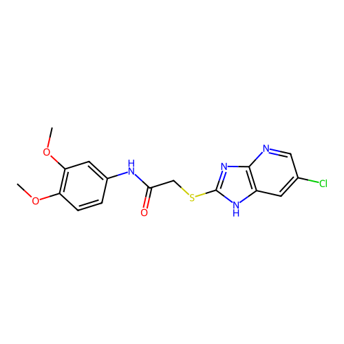 C16H15ClN4O3S structure