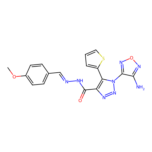 C17H14N8O3S structure