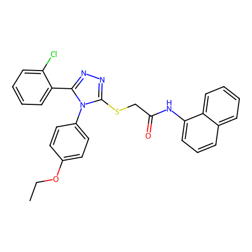 C28H23ClN4O2S structure