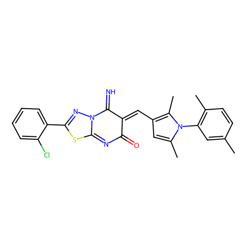 C26H22ClN5OS structure