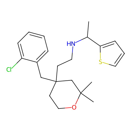 C22H30ClNOS structure