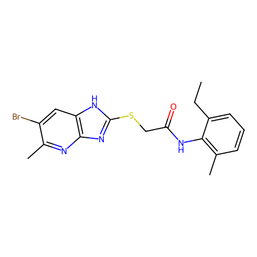 C18H19BrN4OS structure