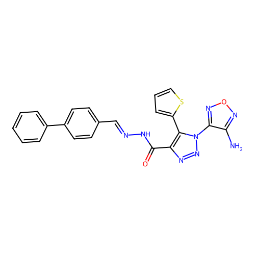C22H16N8O2S structure