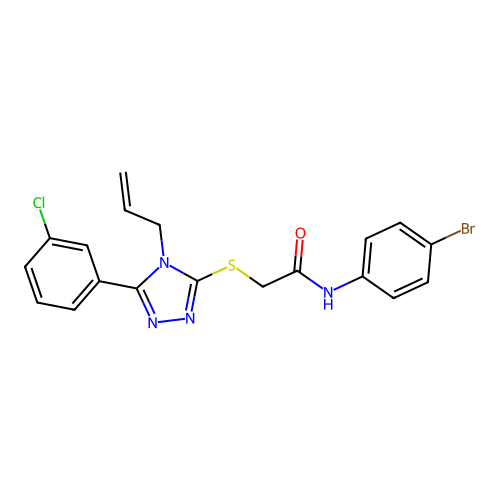 C19H16BrClN4OS structure