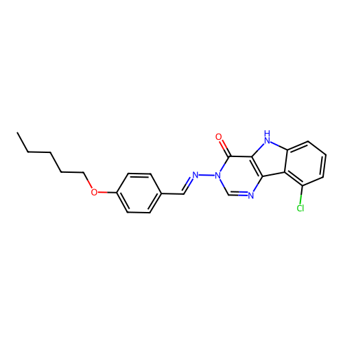 C22H21ClN4O2 structure