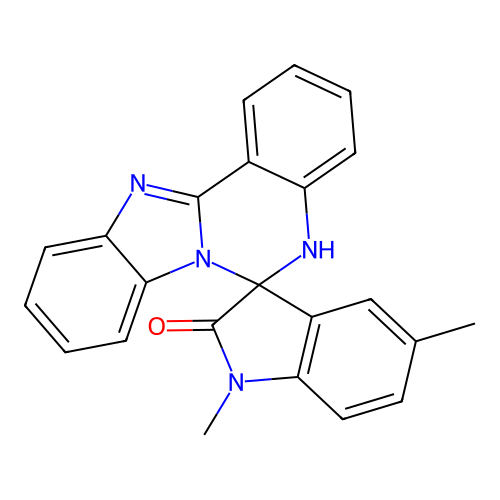 1',5'-dimethyl-5H-spiro[benzimidazo[1,2-c]quinazoline-6,3'-indol]-2'(1'H)-one structure