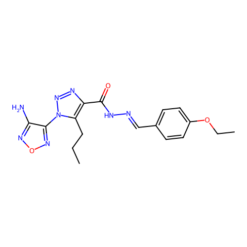 C17H20N8O3 structure