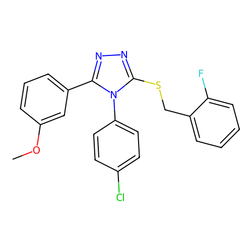 C22H17ClFN3OS structure