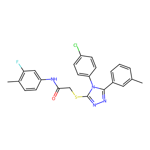 C24H20ClFN4OS structure