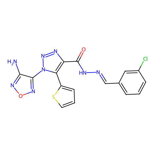 C16H11ClN8O2S structure