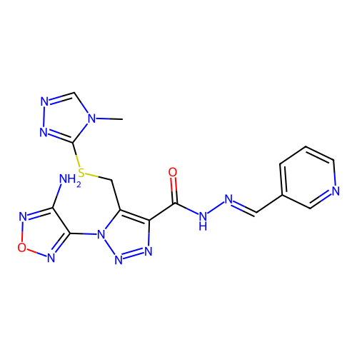 C15H14N12O2S structure