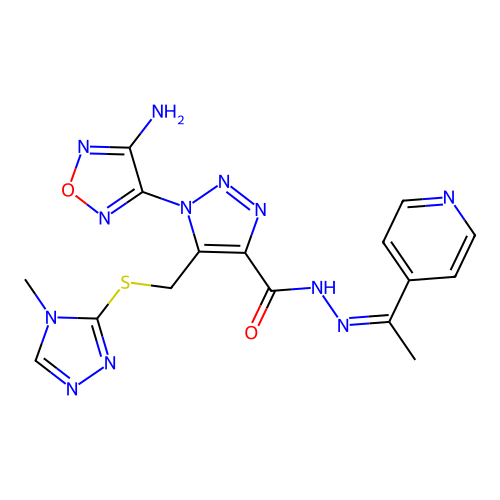 C16H16N12O2S structure