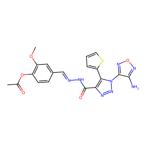 C19H16N8O5S structure