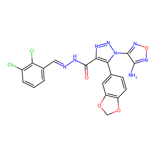 C19H12Cl2N8O4 structure