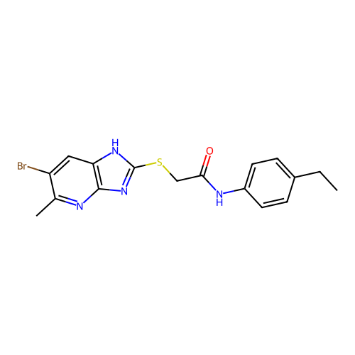 C17H17BrN4OS structure
