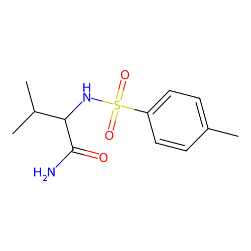 3-Methyl-2-[(4-methylphenyl)sulfonylamino]butanamide structure